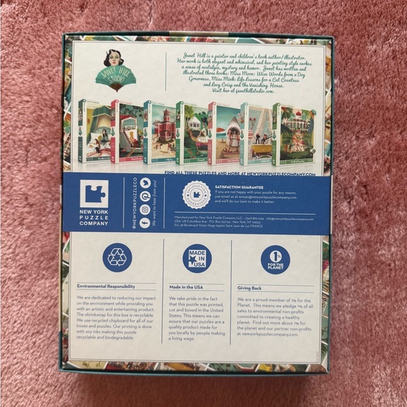 SOLD New York Puzzle Company Folly Bay 1000 Piece Puzzle - Picture 2 of 2